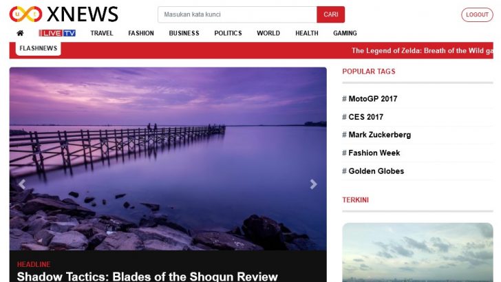 XNews - Tema WordPress Mirip Website Berita Satu